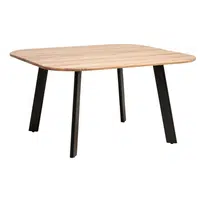 Livetastic JÍDELNÍ STŮL, akácie, černá, barvy akácie, 140/140/76 cm