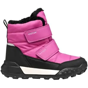 Geox J TREKKYUP B AB Dívčí zimní obuv, růžová, velikost