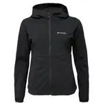 Columbia HEATHER CANYON HOODDED JACKET Dámska softshellová bunda, čierna, veľkosť