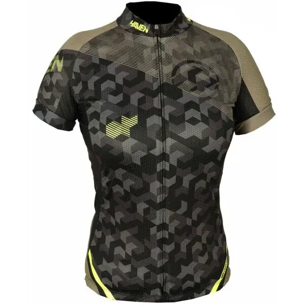 HAVEN SINGLETRAIL W Dámsky cyklistický dres, čierna, veľkosť