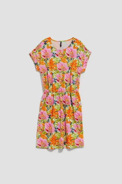 Marisse Women's Dress L-Su-4043 Orange