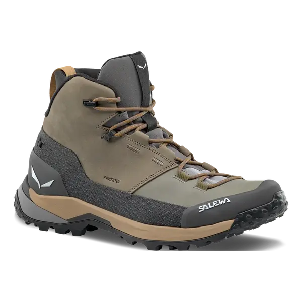 Salewa Puez Leather mid PTX EU 46 ½, Bungee Cord/Onyx Pánské trekové boty