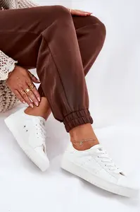 BIG STAR SHOES Nízké Dámske Tenisky Z Eko Kože Big Star