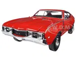 1968 Oldsmobile 442 Red 1/24 Diecast Model Car by Welly