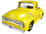 1955 Ford F-100 Pickup Truck Yellow 1/24 Diecast Model Car by Motormax