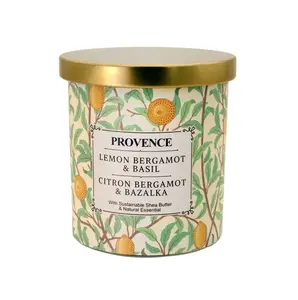 Provence Svíčka ve skle Citron, bergamot a bazalka 206 g