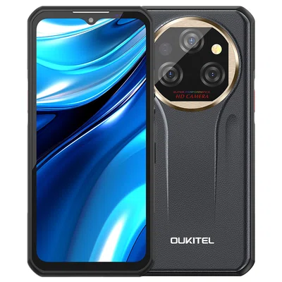 OUKITEL WP39 Pro 5G Rugged Phone 12+512GB 11000mAh 6.6" FHD+ 64MP Cam Android 14 IP68 NFC/GPS Golden
