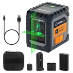 CIGMAN CM-G02A 2 Lines Laser Level Selectable Laser Lines Rechargeable Battery 100 Ft Visibility Rotatable 360°