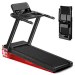 ROBORE P8 Foldable Treadmill 14KM/H 12 Built-in Programs with Heart Rate Sensor Dual Cushion System 136kg Weight Capacity