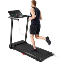 ROBORE P16 Foldable Treadmill 12KM/H 12 Built-in Programs with Heart Rate Sensor Dual Cushion System 136kg Weight Capacity