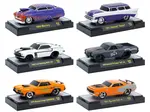 "Ground Pounders" 6 Cars Set Release 30 IN DISPLAY CASES Limited Edition 1/64 Diecast Model Cars by M2 Machines