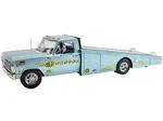 1970 Ford F-350 Ramp Truck Light Blue Metallic "Malco Gasser" Limited Edition to 240 pieces Worldwide 1/18 Diecast Model Car by ACME