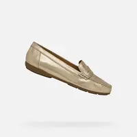 Gold women's moccasins Geox Annytah - Women's