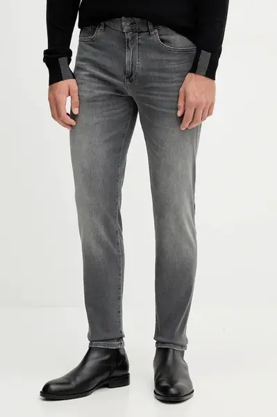 Džíny BOSS Orange ONYX BO pánské, šedá barva, 50549515