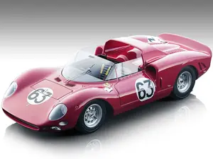 Ferrari 275 P2 63 Mike Parkes - Jean Guichet Winner "Monza 1000 km" (1965) "Mythos Series" Limited Edition to 70 pieces Worldwide 1/18 Model Car by T
