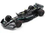 Mercedes-AMG F1 W14 E Performance 44 Lewis Hamilton "Petronas" 2nd Place Formula One F1 "Spanish GP" (2023) with Acrylic Display Case 1/18 Model Car