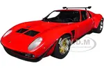 Lamborghini Miura SVR Jota Red 1/18 Model Car by Autoart