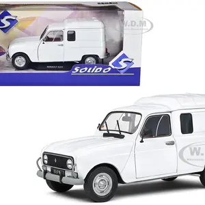 1975 Renault 4LF4 White 1/18 Diecast Model Car by Solido