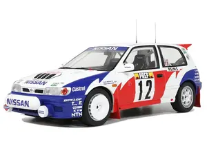 Nissan Sunny GTI-R 12 Tommi Makinen - Seppo Harjanne "Monte Carlo Rally" (1992) Limited Edition to 2500 pieces Worldwide 1/18 Model Car by Otto Mobil