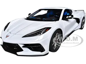 2020 Chevrolet Corvette C8 Stingray Ceramic Matrix Gray Metallic 1/18 Model Car by Autoart