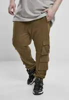 Summer olive terry trousers with double pocket