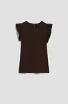 Marisse Women's T-Shirt L-Ts-4071 D.Oak