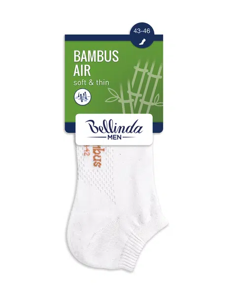 Bellinda 
BAMBUS AIR IN-SHOE SOCKS - Krátke pánske bambusové ponožky - čierna