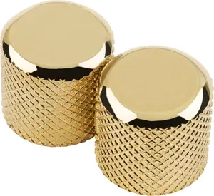 Fender Telecaster/Precision Bass Dome Knobs Gold 2