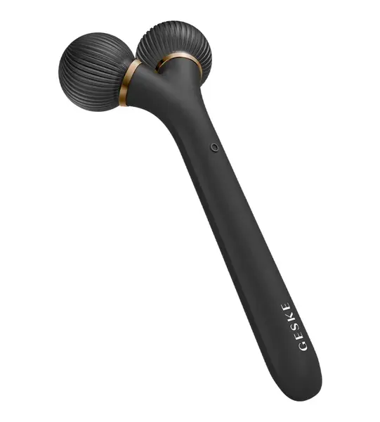 GESKE Sonický masážní přístroj na obličej a oční okolí 4 in 1 (Sonic Facial Roller) Gray