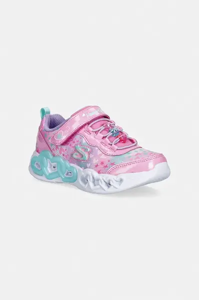 Skechers INFINITE HEART LIGHTS - HEART tenisky dětské