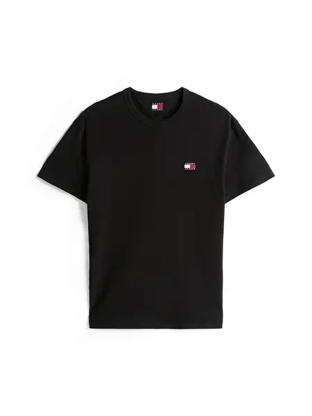 Tommy Jeans Tričko 'Tommy Badge'  čierna