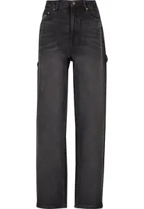 Karl Kani Džínsy  čierny denim