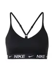 NIKE Športová podprsenka 'Indy'  čierna / biela