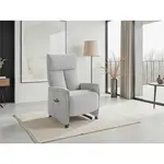 Sit & More RELAXAČNÍ KŘESLO, textil, barvy stříbra