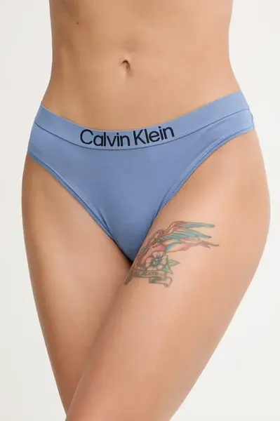 Calvin Klein Underwear tanga dámské bavlněné s elastanem