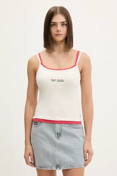 Rip Curl top dámsky s bavlnou SURF REVIVAL