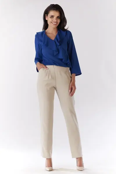 Awama Woman's Blouse A189 Blue