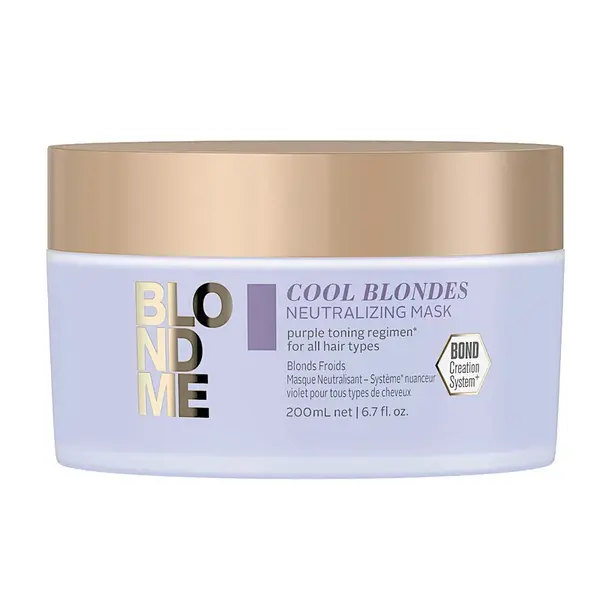 Neutralizační maska pro blond vlasy Schwarzkopf Professional BlondMe Cool Blondes Mask - 200 ml (2851052) + dárek zdarma