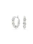 Swarovski Náušnice 'Matrix'  strieborná / priehľadná