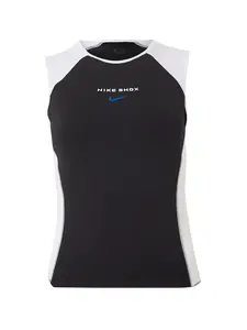 Nike Sportswear Top  čierna / biela