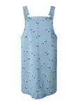 PIECES Sukňa na traky 'PCFlora'  modrá denim / jedľová / rosé