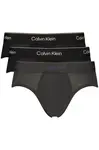 Calvin Klein pánske slipy čierne