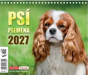 Kalendář 2027 stolní mini Psí plemena