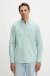 Tommy Jeans košile pánská bavlněná