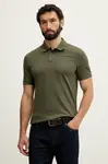 BOSS Orange polo tričko pánske bavlnené s elastanom Passenger