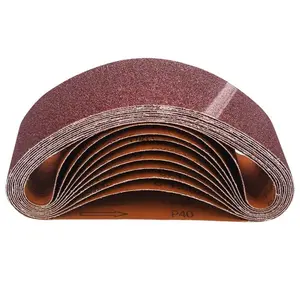 KRAFT&DELE Brusné pásy do pásové brusky P80, 10 ks KD12632