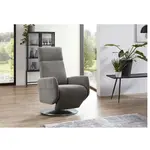 Sit & More RELAXAČNÍ KŘESLO, textil, tmavě hnědá