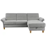 Sit & More ROHOVÁ SEDAČKA, textil, světle šedá