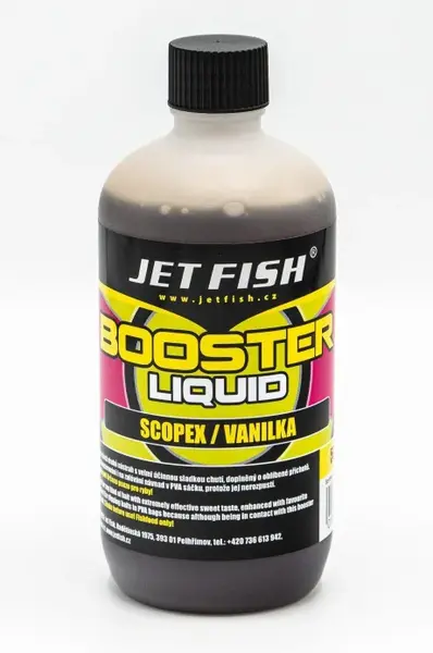 Jet fish booster liquid 500ml scopex vanilka