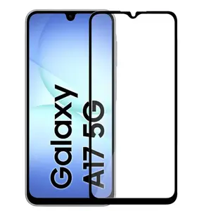 5D Samsung Galaxy A17,  Tvrzené sklo, černé